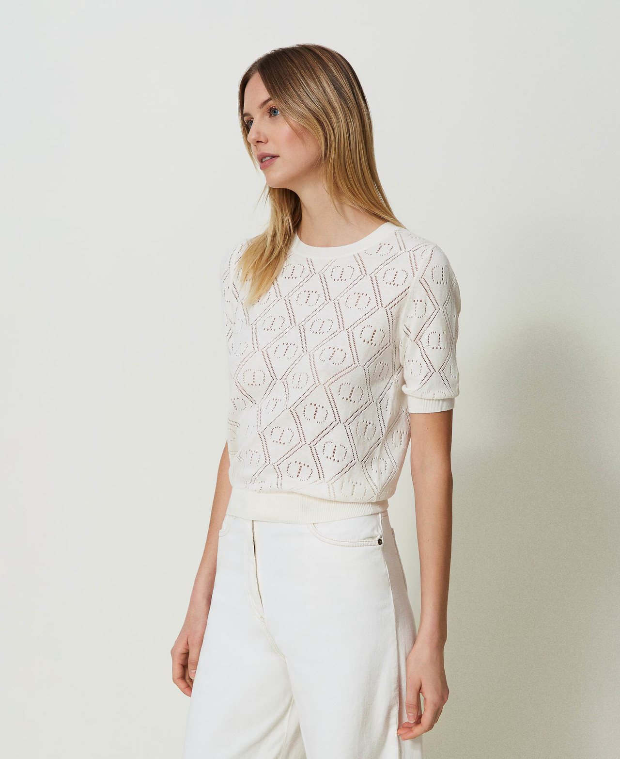 Top Maniche A Sbuffo Maglia Estiva Donna Con Scollo A V E Maniche