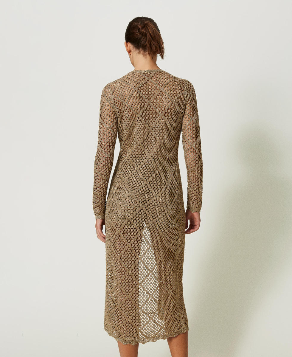 Long netted cardigan online