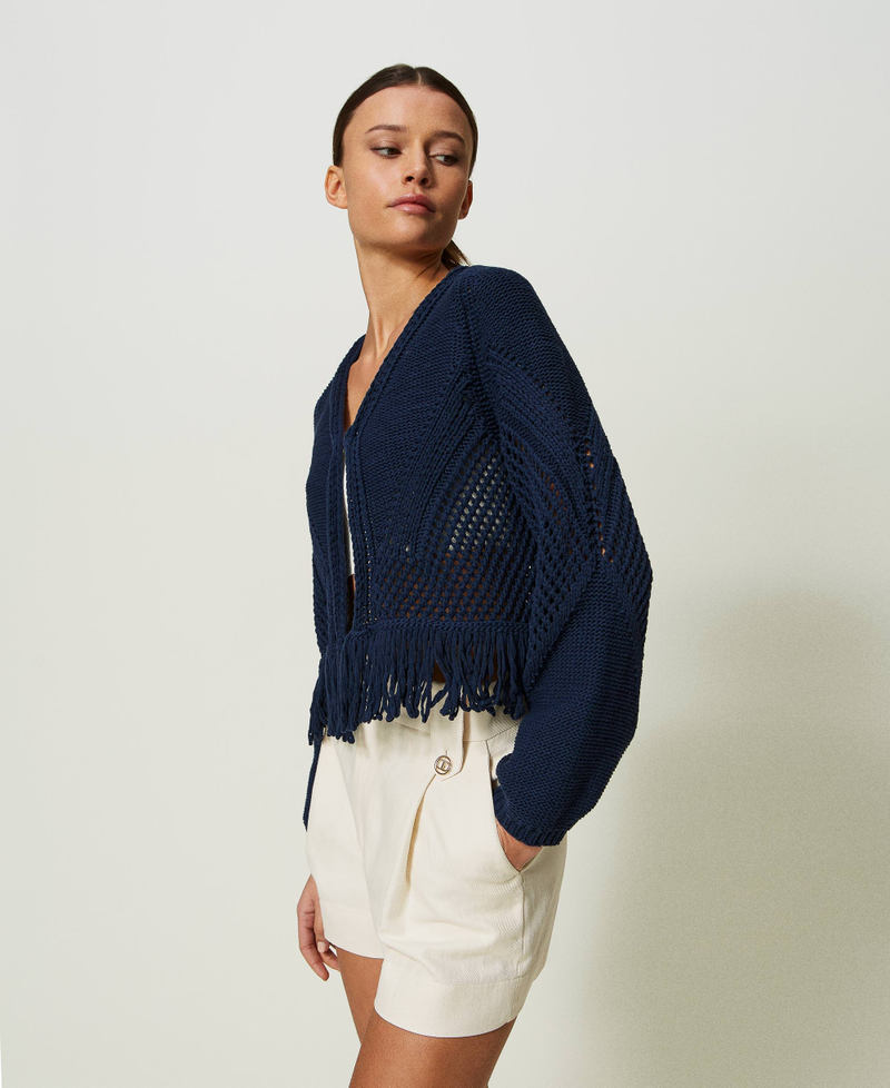 Cardigan avec franges