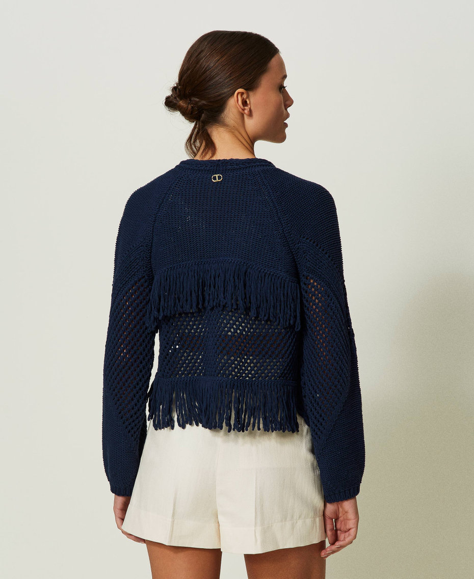 Cardigan avec franges