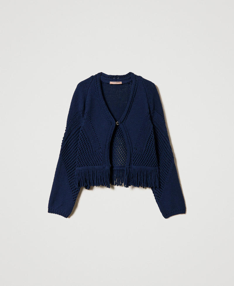 Cardigan avec franges