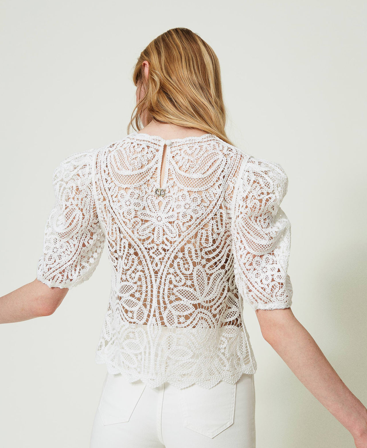Gilet Promod Noir Effet Dentelle - Taille L - Cardigan Occasion En Très Bon état