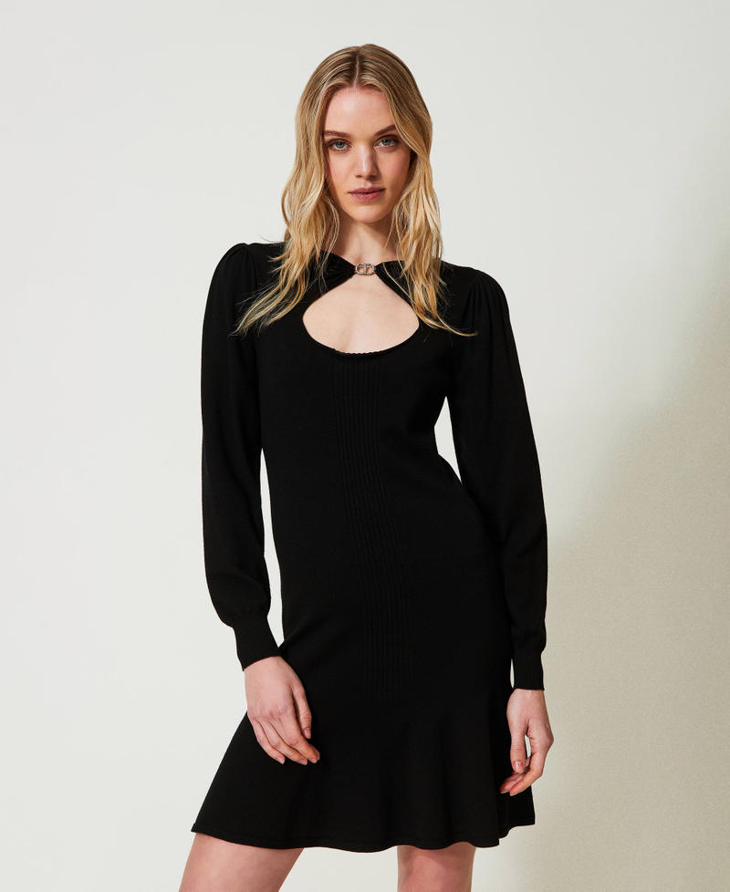 Robe courte double usage en maille