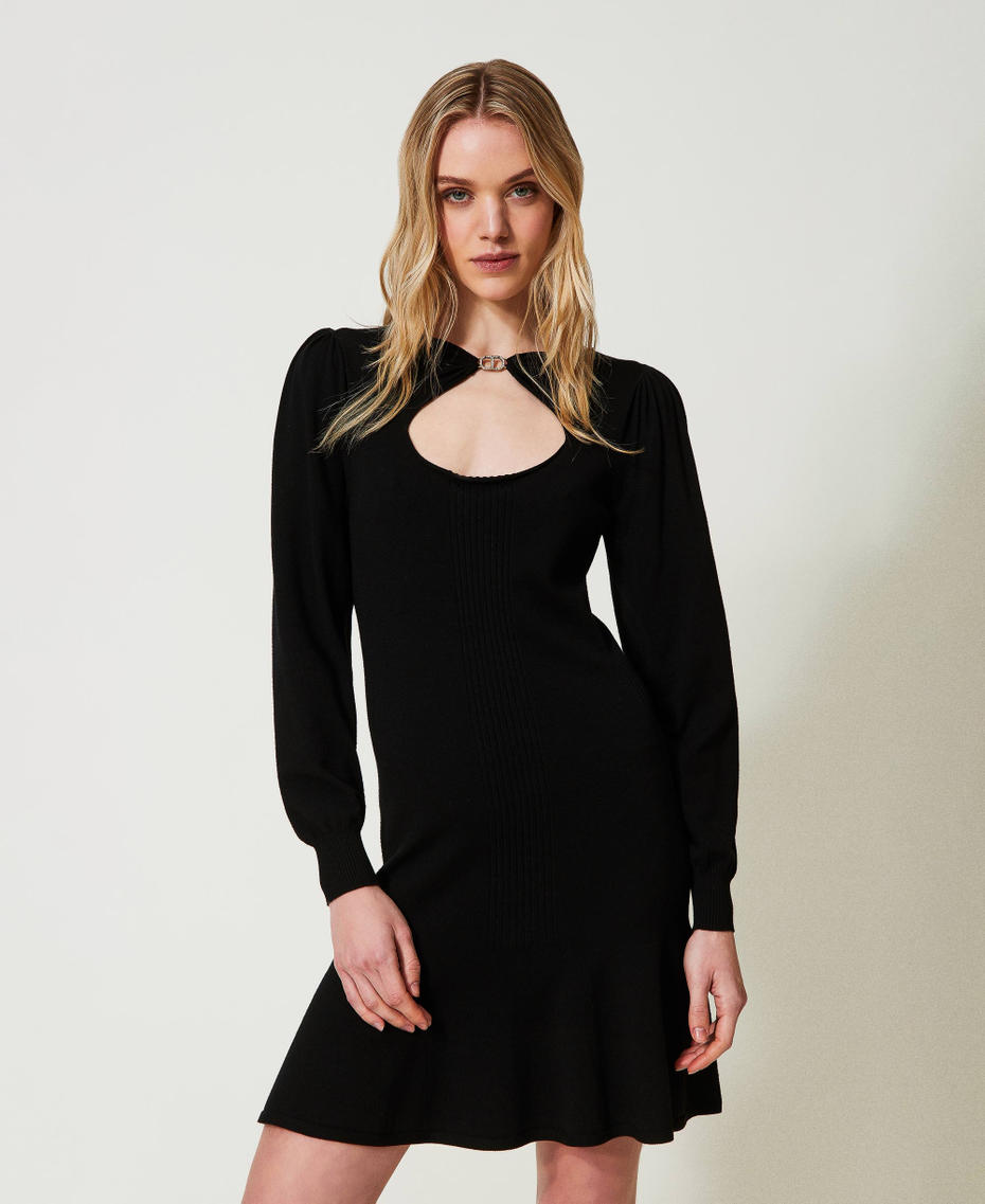 Robe courte double usage en maille
