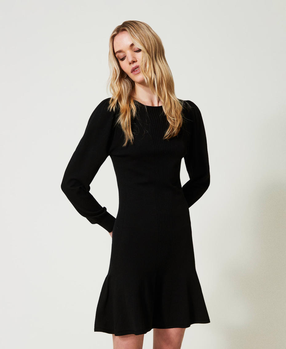 Robe courte double usage en maille