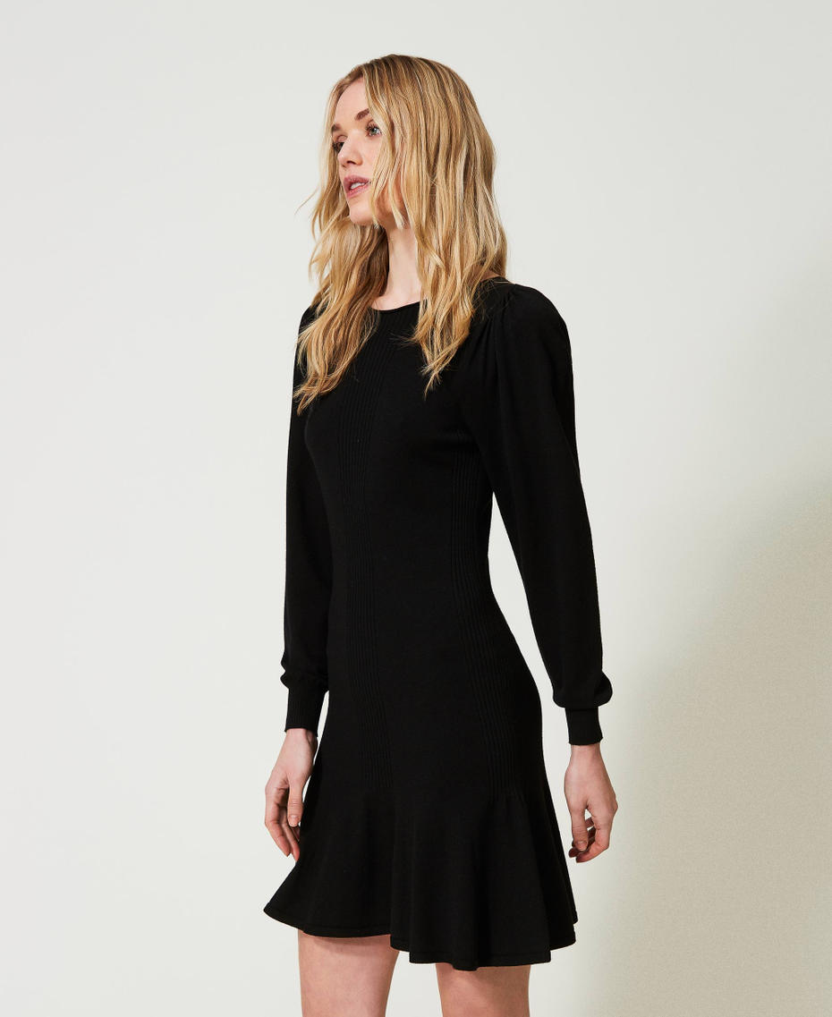 Robe courte double usage en maille