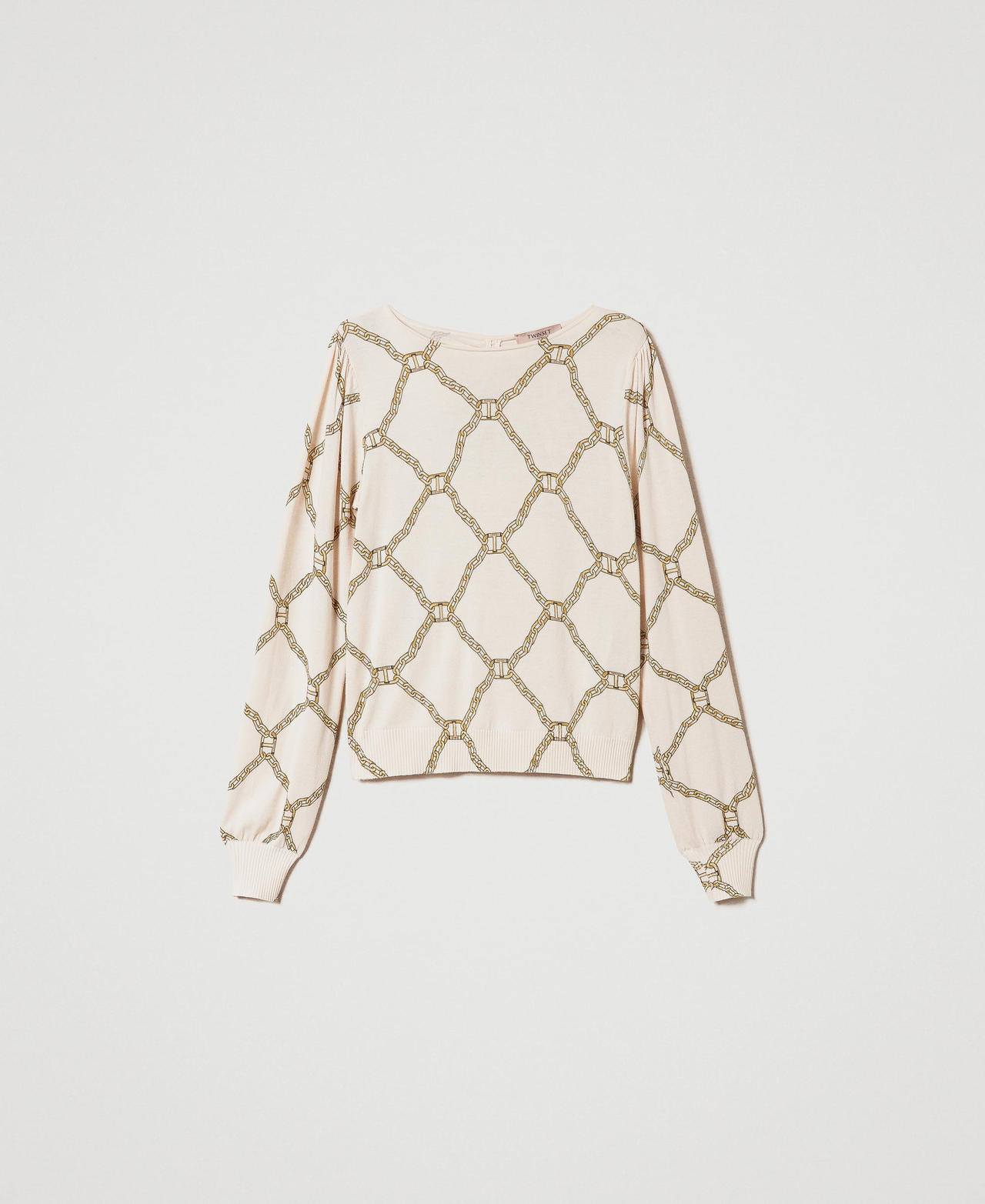 Jumper with chain print