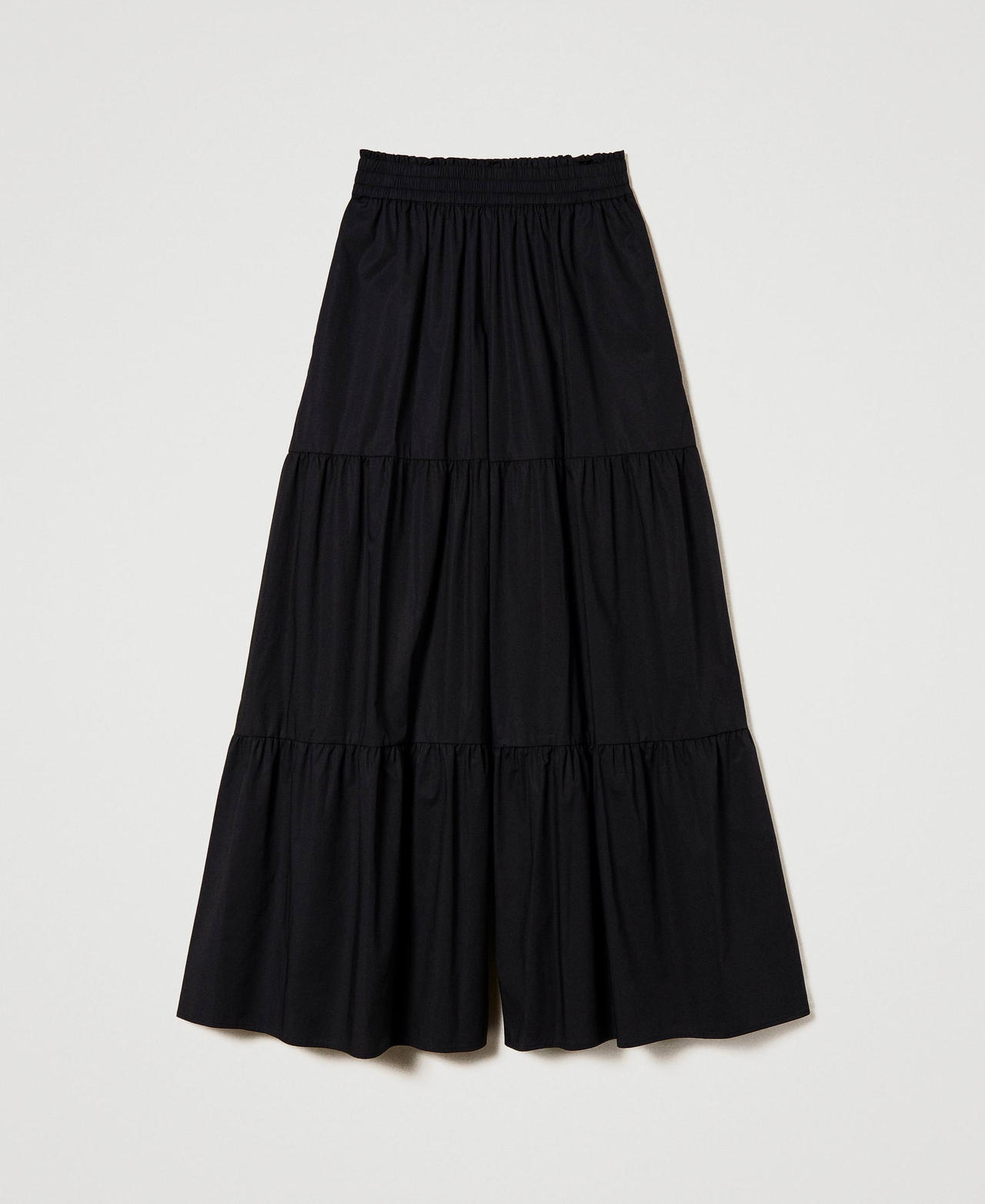 Pantalon ample en popeline