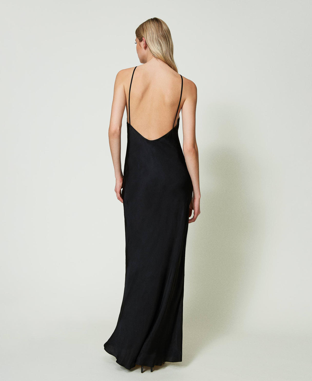 Maxikleid aus Satin