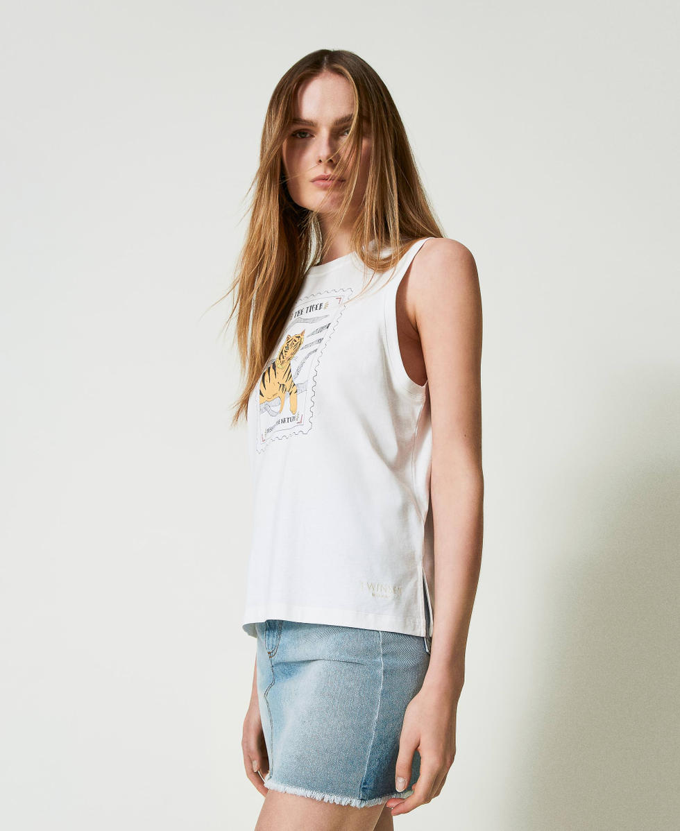 Top Giglio Tigrato x Twinset Estampado Tiger Mujer 241TT2410_11690_03