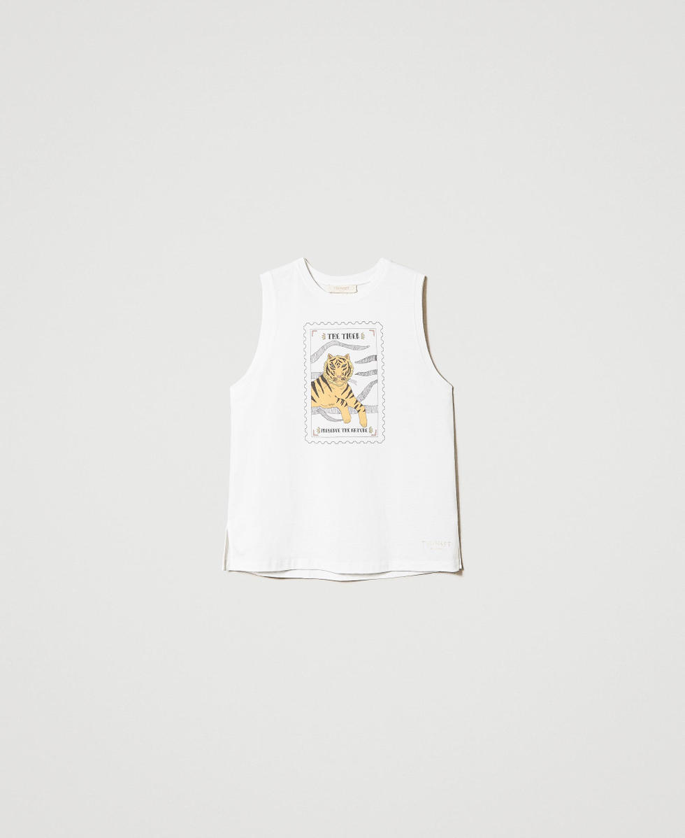 Top Giglio Tigrato x Twinset Estampado Tiger Mujer 241TT2410_11690_S0