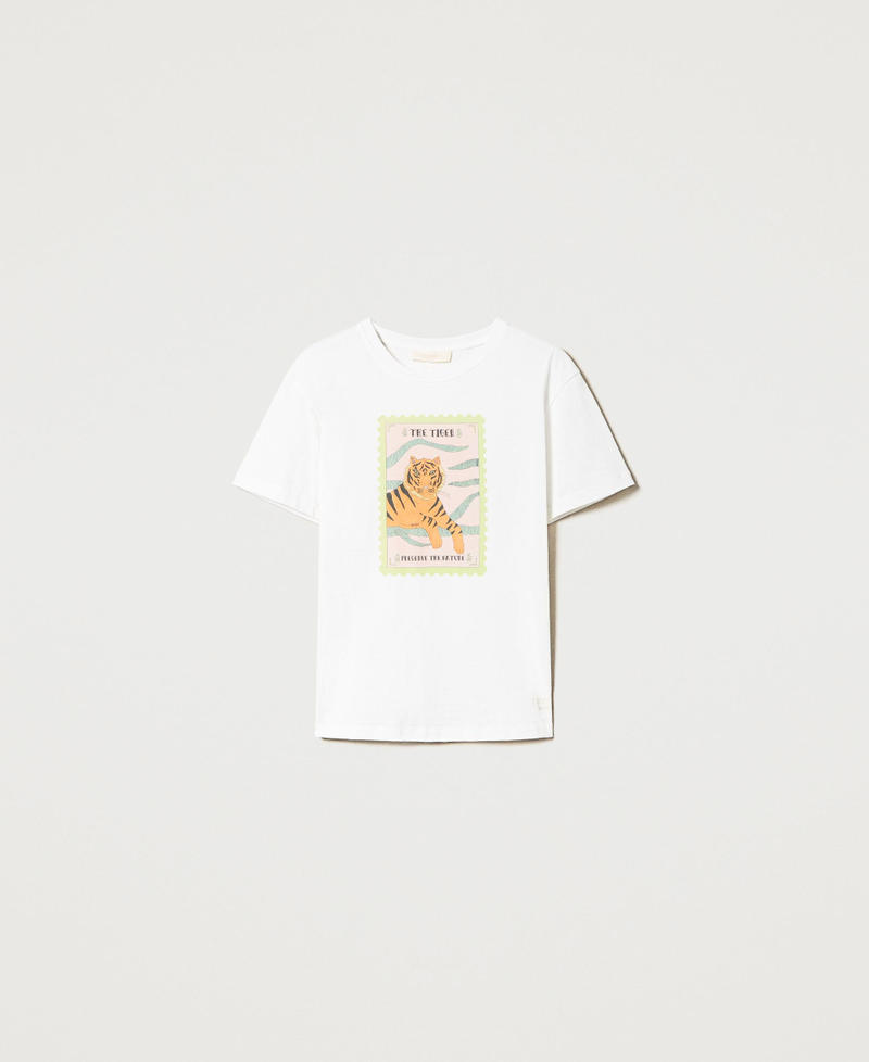T-shirt regular Giglio Tigrato x Twinset