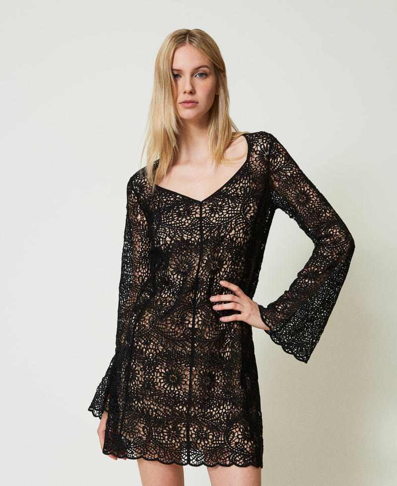 Robe courte crochet