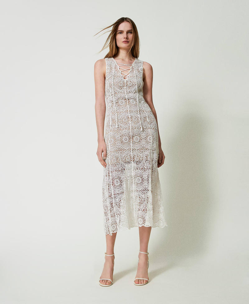 Long crochet dress