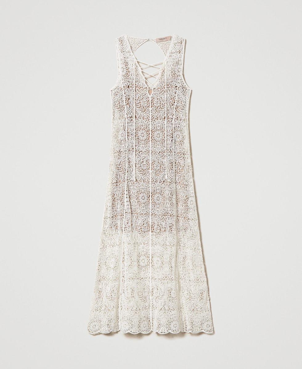 Robe longue crochet