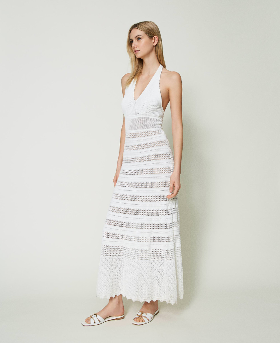 Twinset kleid weiß clearance