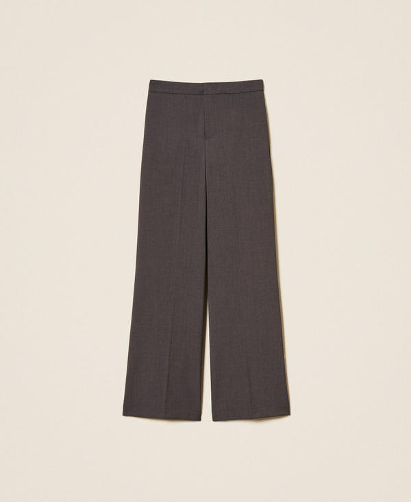 Palazzo trousers with pockets