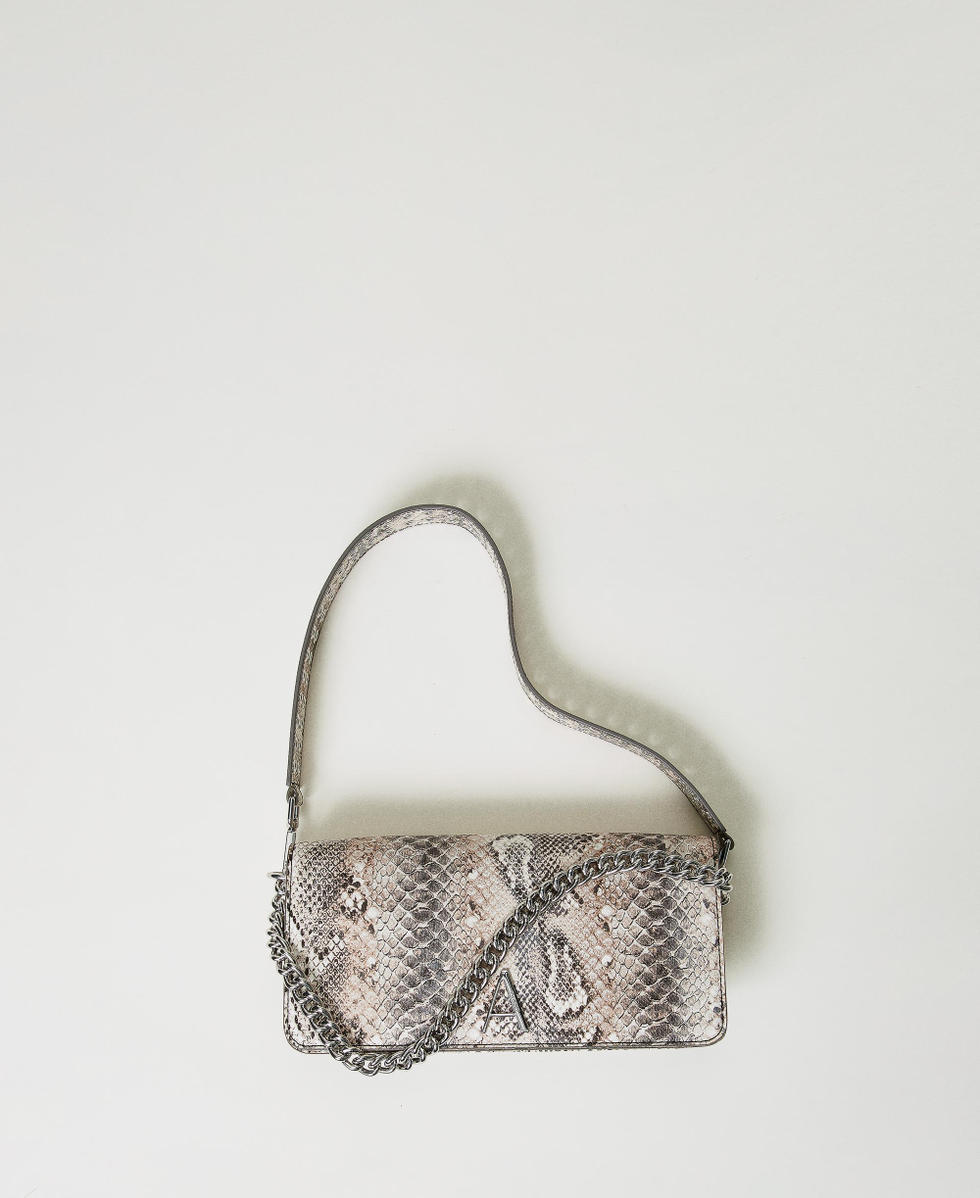 Silver snakeskin bag new arrivals