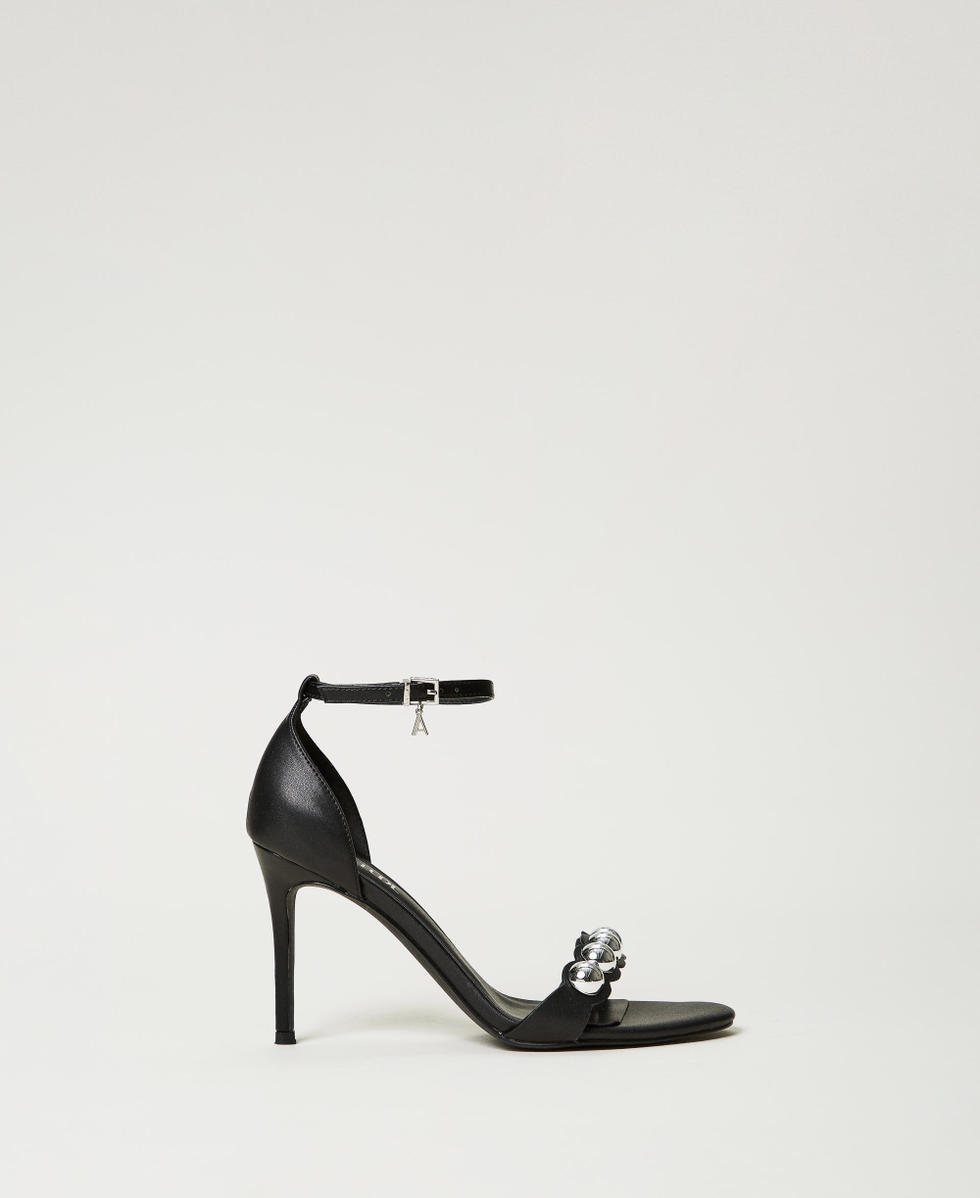 Sandali con tacco twin set clearance