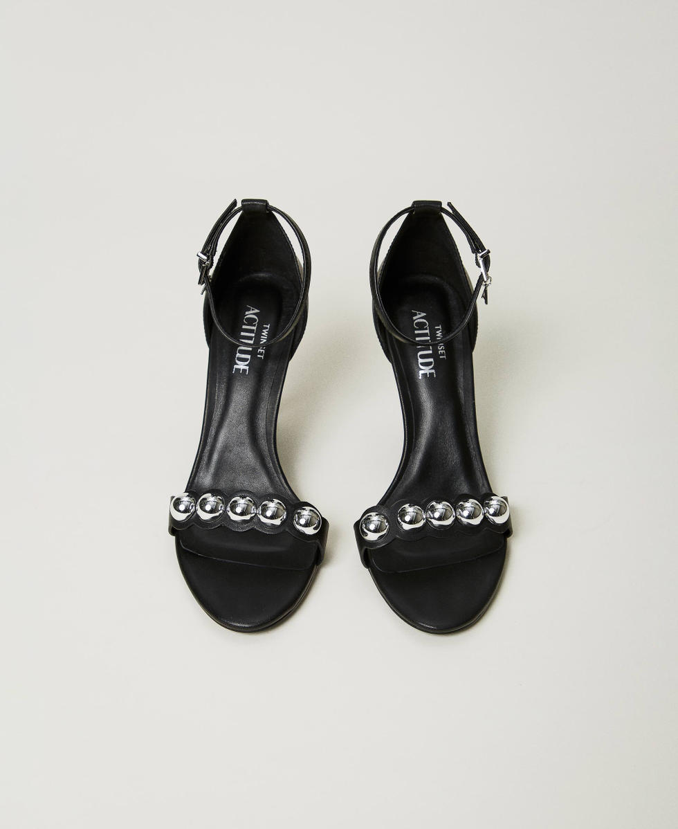 Sandals with silver studs new arrivals
