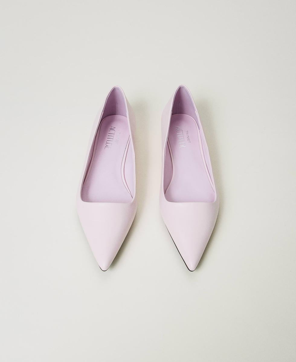 Ballerine a punta rosa top