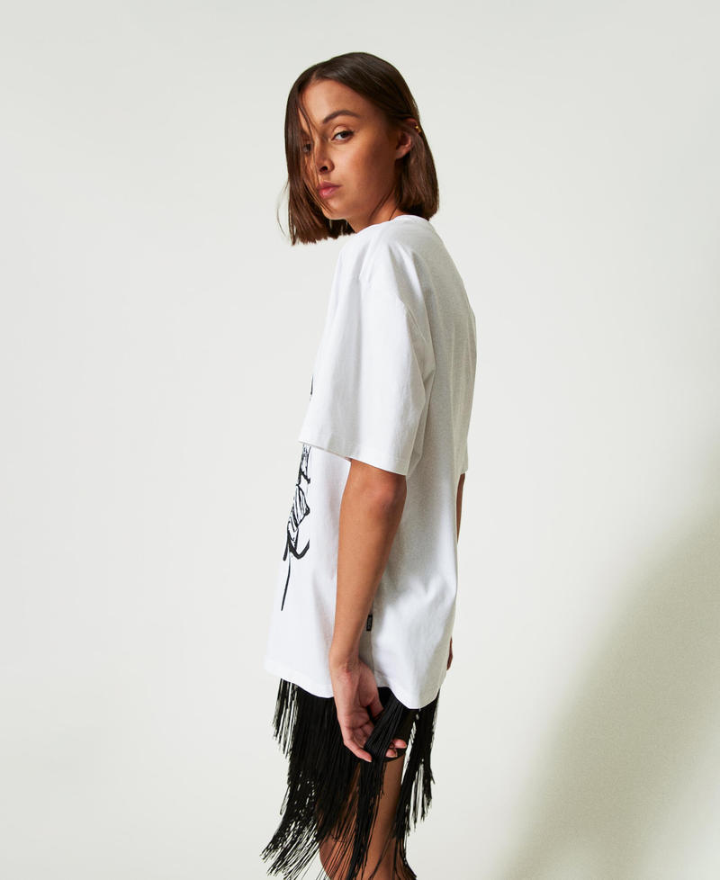 T-shirt oversize MYFO avec imprimé et broderie