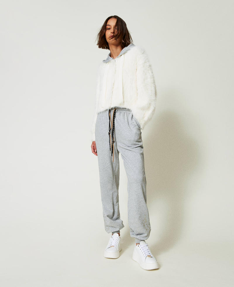MYFO joggers with glitter print