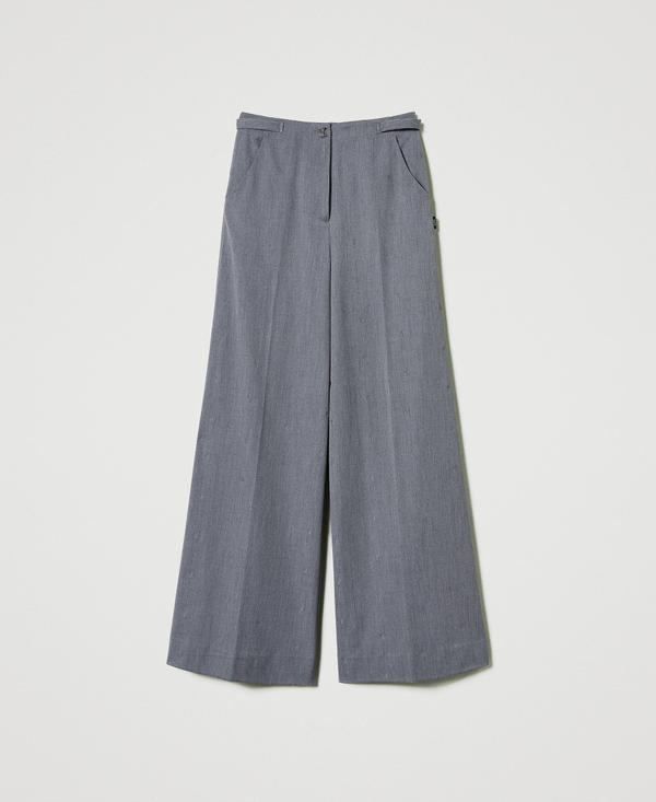 Pantaloni a palazzo MYFO con ricamo