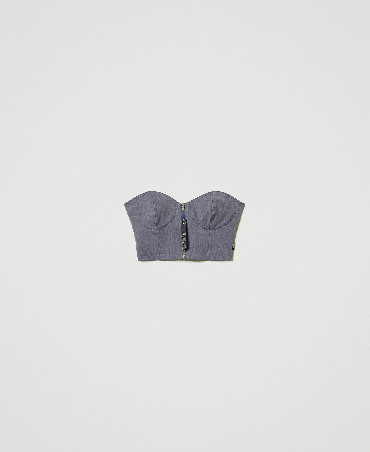 Scee by twin set Bustino MYFO con ricamo