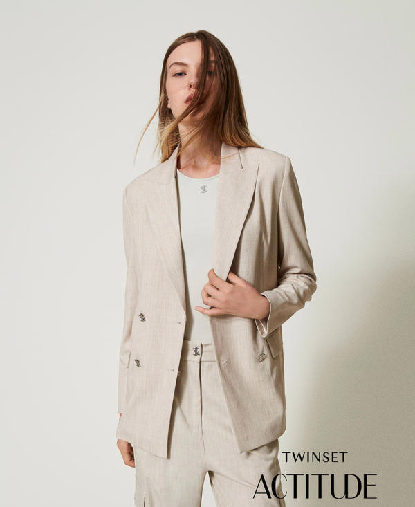MYFO blazer with embroidery