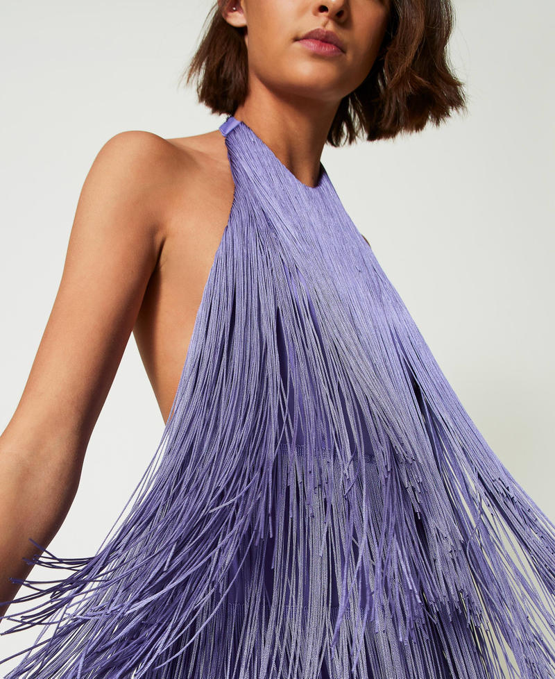 MYFO short dress with fringes