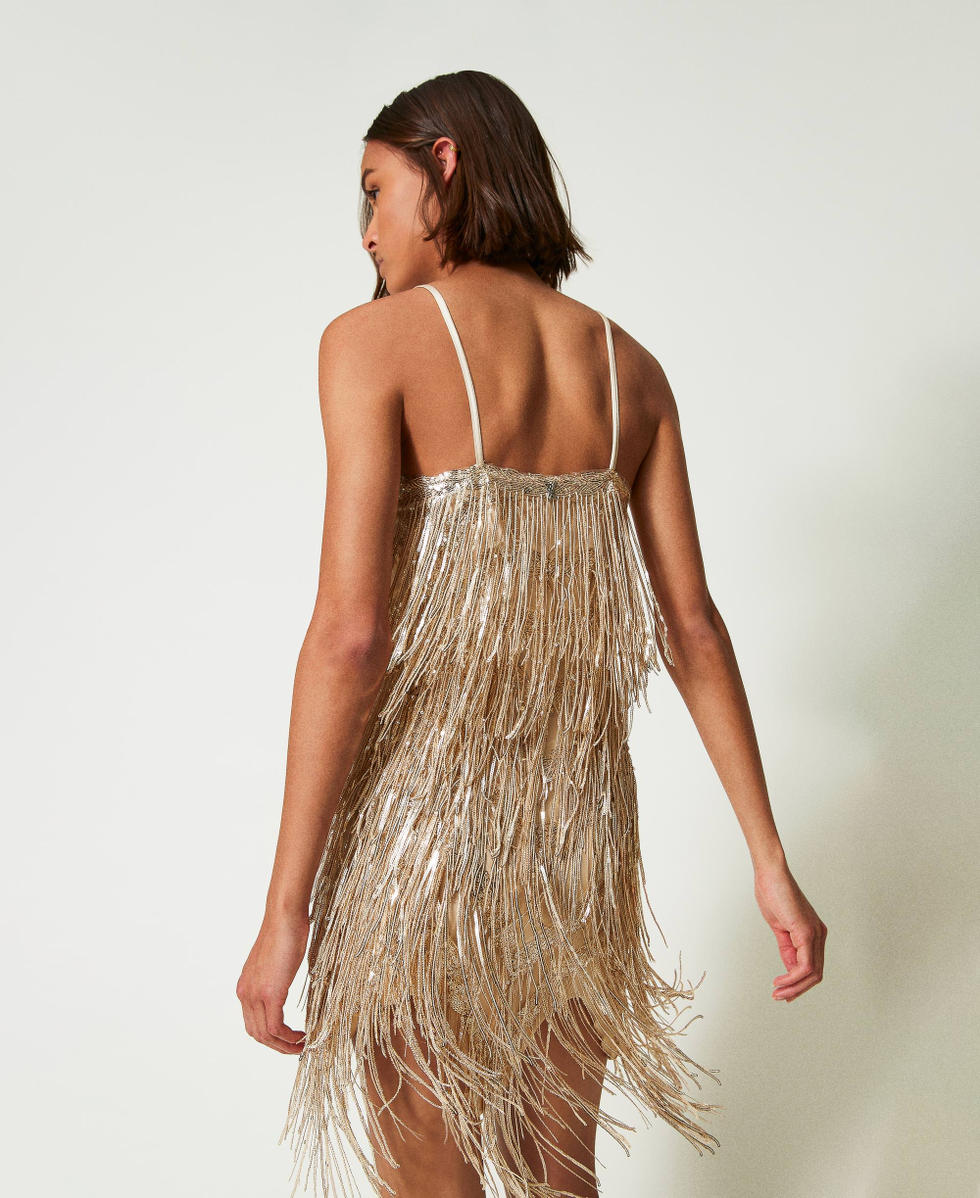 Fringe dress short clearance