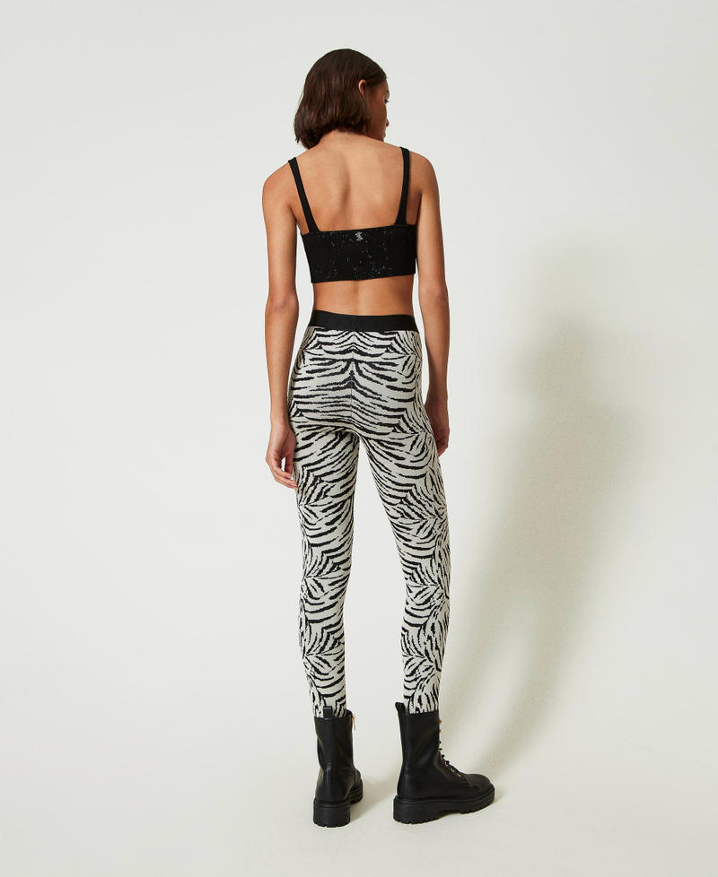 MYFO jacquard knit leggings
