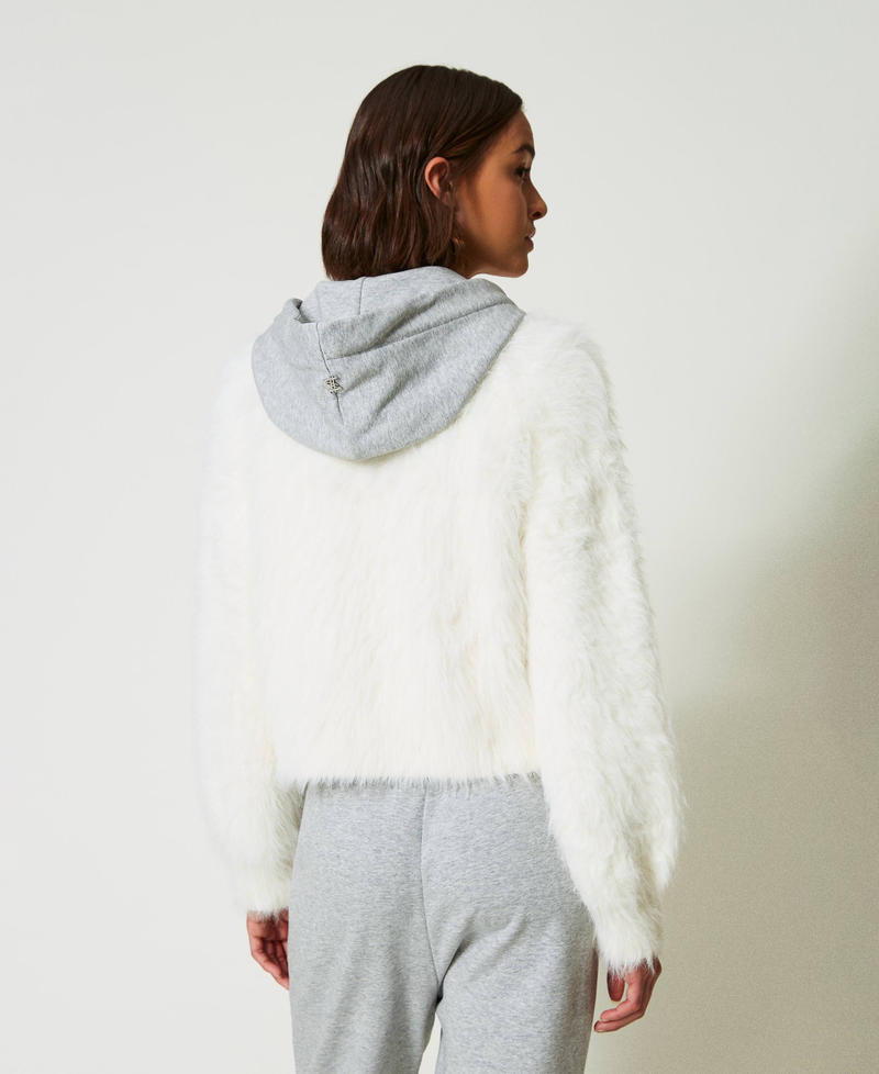 MYFO knit bomber jacket with hood