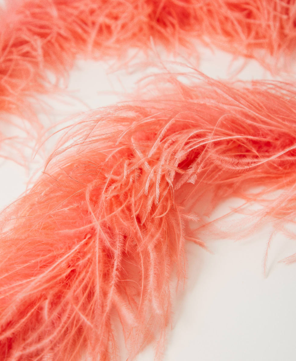 &Eacute;tole MYFO avec plumes Corail Fluo Femme 242AM4018_00348_02