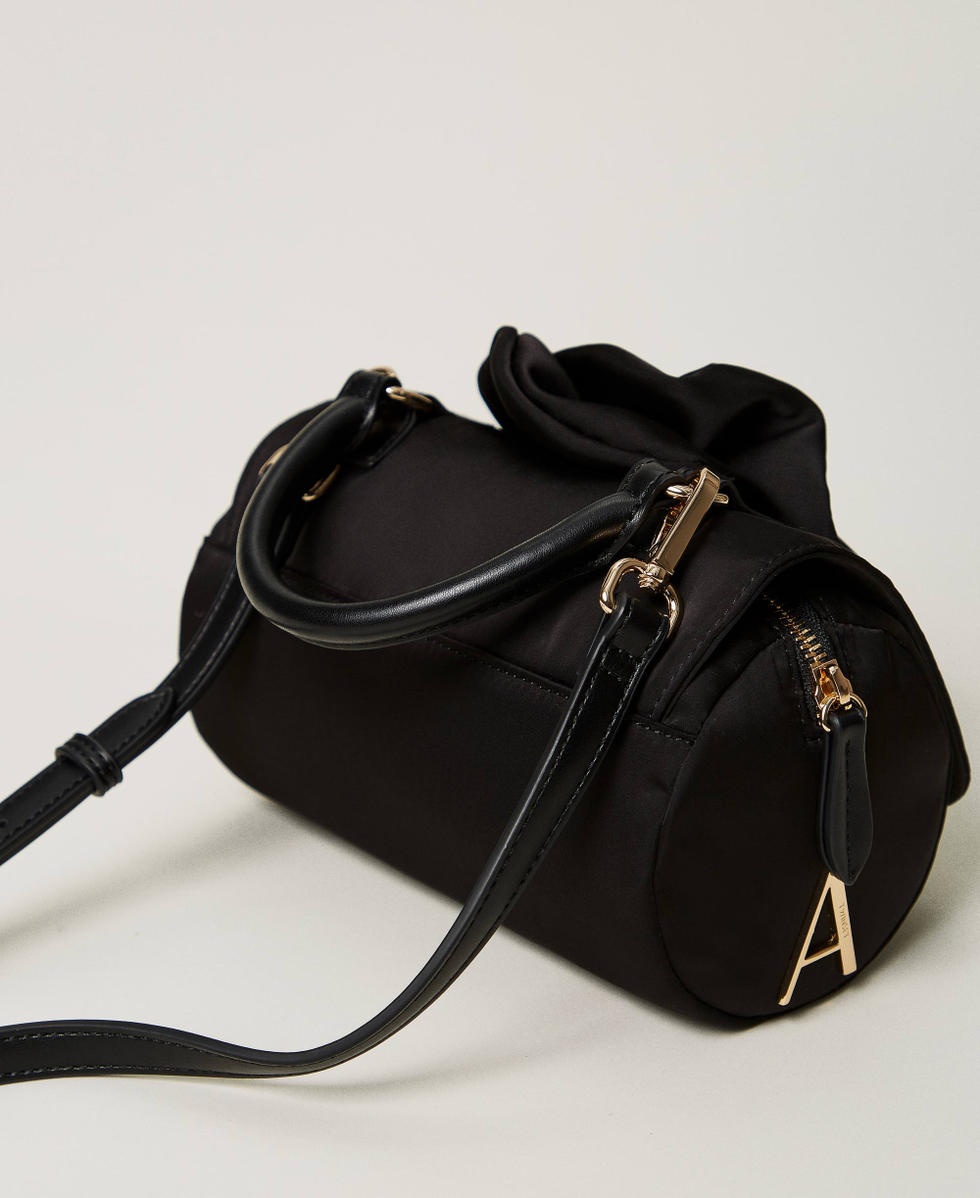 Bolso bandolera con maxiflor Negro Mujer 242AO8030_00006_03