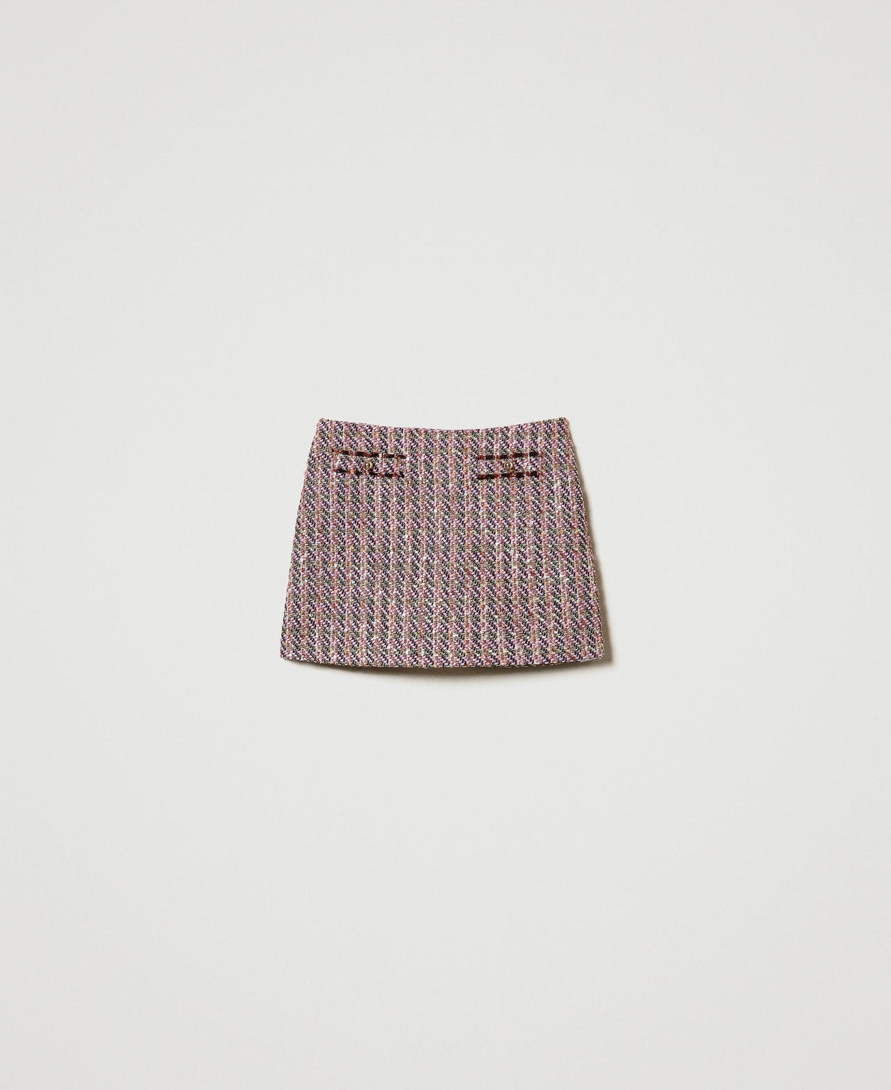 Scee by twin set Minigonna in bouclé e lurex