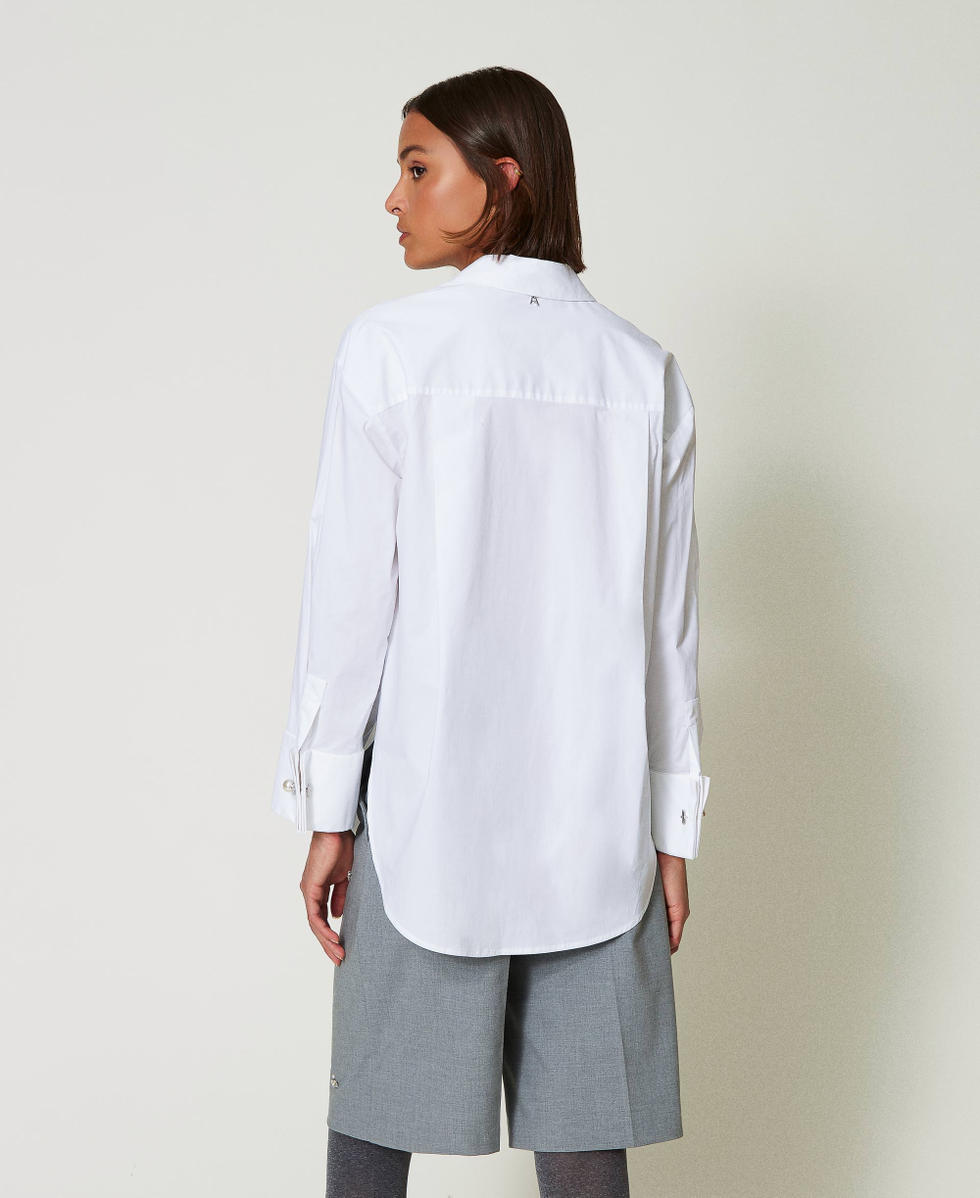 トップス UND SCALLOPE EMBROIDERY OVERSIZE SHIRT UND SCALLOPE EMBROIDERY OVERSIZE SHIRT