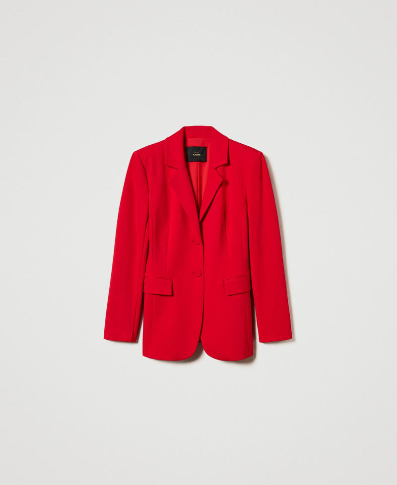 Single-breasted blazer Fiery Red Woman 242AP2260-0S