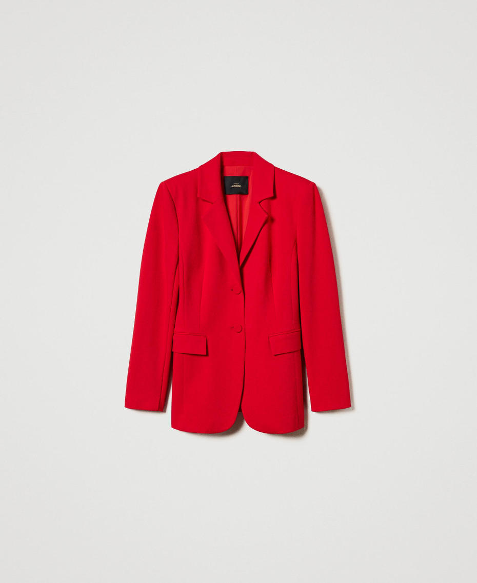 Giacca blazer monopetto Fiery Red Donna 242AP2260_11720_S0