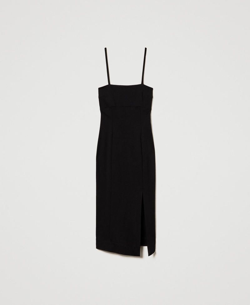 ワンピース ETMON Slip Pintuck Double Strap Dress, Black MUSINSA | ETMON Slip Pintuck Double Strap Dress Black