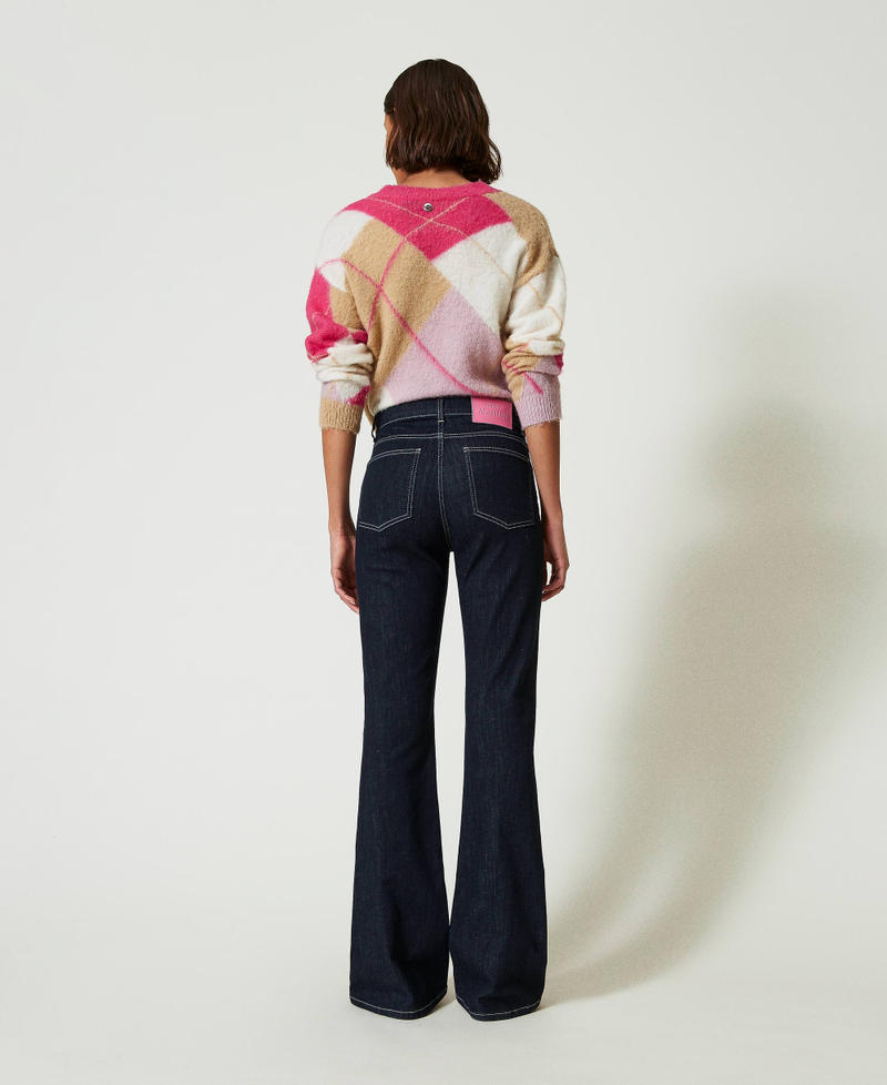 Five-pocket flared jeans