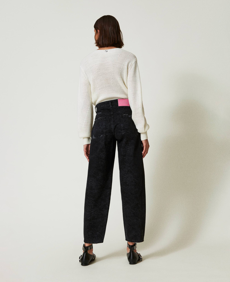 ASOS DESIGN - Veste en jean - Imprimé serpent | ASOS