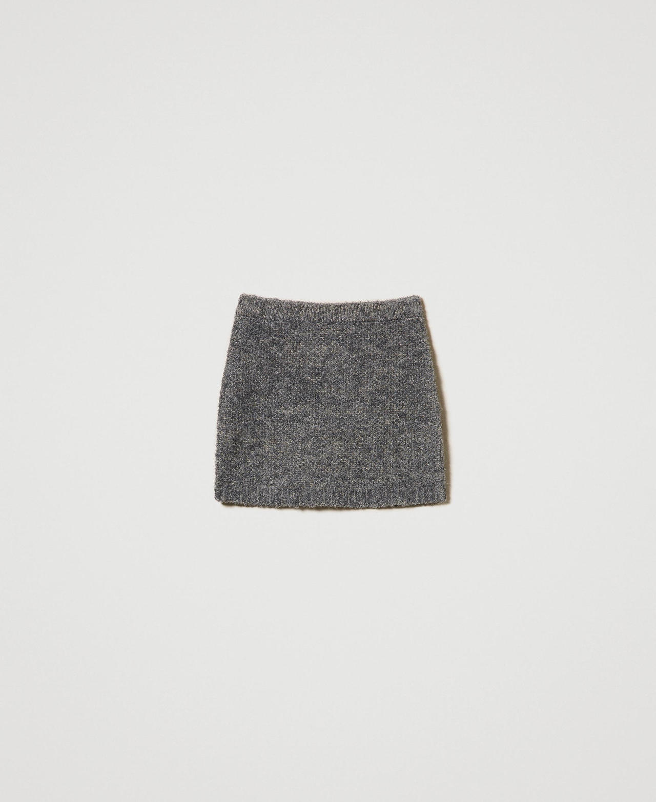 Scee by twin set Minigonna in maglia bouclé riciclata