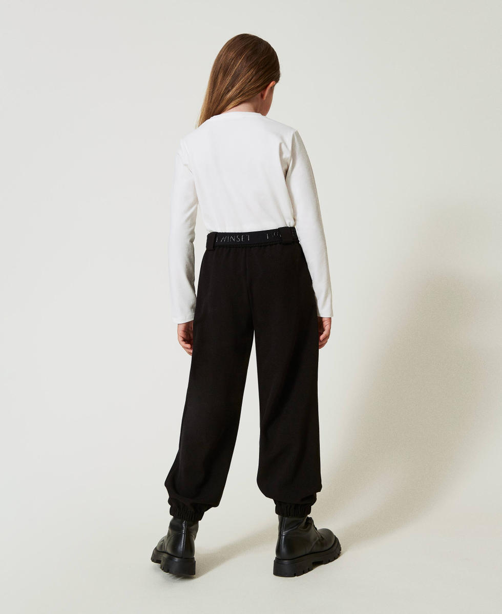 Jogging noir fille best sale