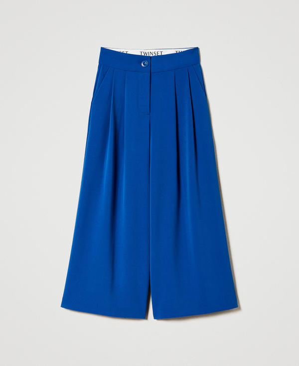 Palazzohose aus Flanell