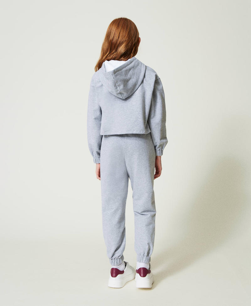 Plush fabric joggers
