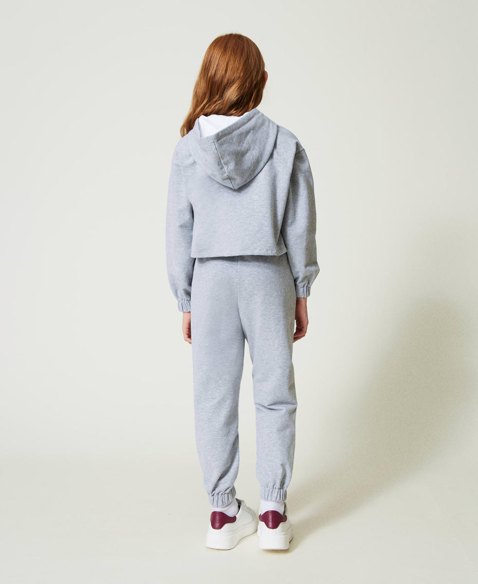 Plush fabric joggers