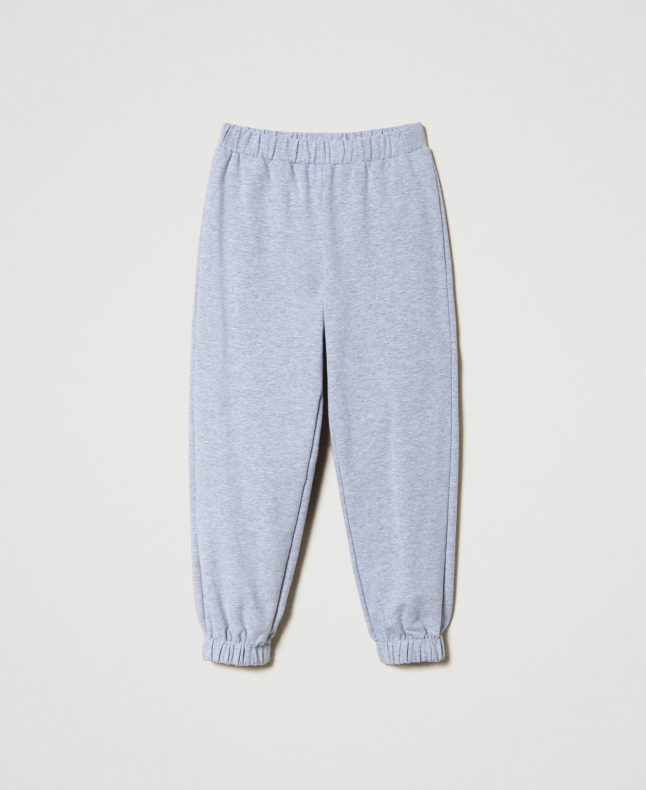 Plush fabric joggers