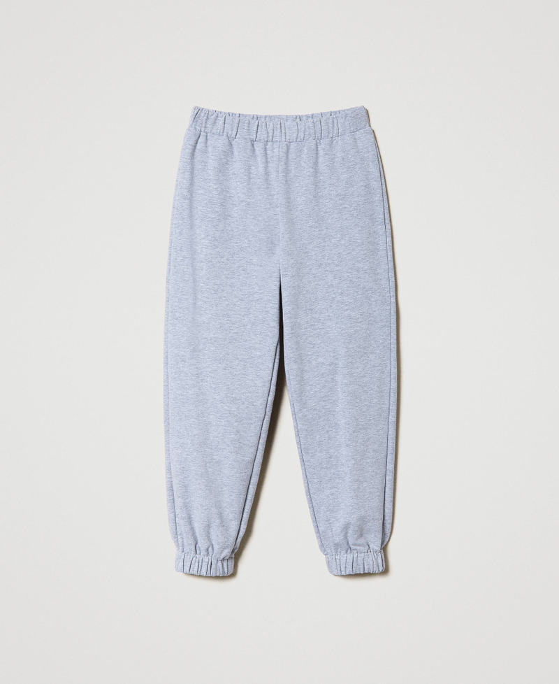 Plush fabric joggers